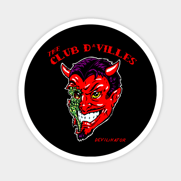 Devilinator Magnet by Kingrocker Clothing